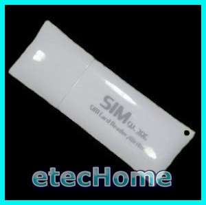 Mobile Cell Phone Sim Card USB Reader Writer SY 386 WH  