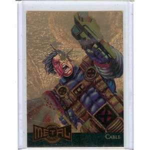   GOLD METAL BLASTER INSERT #1 OF 18, CABLE, MINT 
