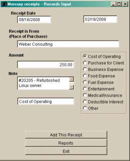 Receipt Management Software   No more tiny wadded slips  