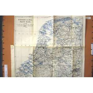  MAP 1885 NETHERLANDS AMSTERDAM ROTTERDAM ANVERS