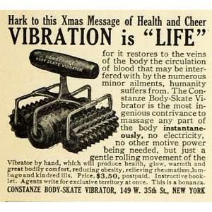 com 1914 Ad Constanze Body Skate Vibrator 149 W 35th St NY Vibration 