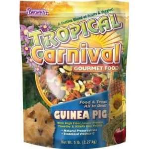  Top Quality Tropical Carn Gourm Guinea Pig Food 5lb 6pc 