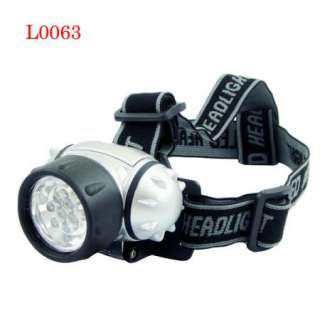 Portable 7 LED Ultra Bright Headlamp Headlight Flashlight Adjustable 