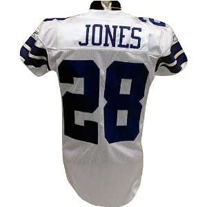 Felix Jones #28 Cowboys Game Issued White Jersey (Tagged 2008)  