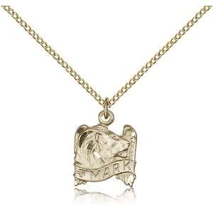 Genuine IceCarats Designer Jewelry Gift Gold Filled St. Mark Pendant 5 