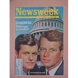  The Kennedy Senators Bobby & Ted January 17 1966 Newsweek 
