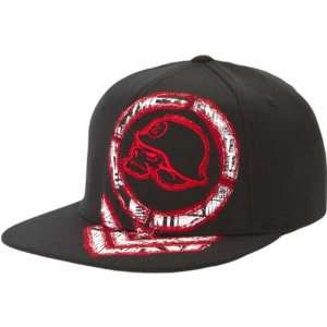  Metal Mulisha Scrape Mens Flexfit Casual Hat   Black/Red 