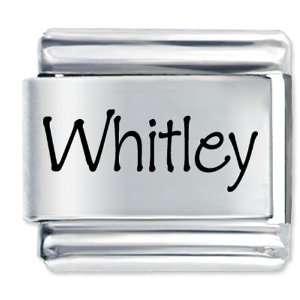  Name Whitley Italian Charms Bracelet Link Pugster 