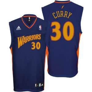  Stephen Curry Navy adidas NBA Replica Golden State 