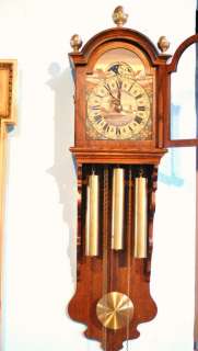   Friesian tail clock Westminster   41 inch tall   WARMINK  