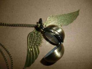 Harry Potter Golden Snitch pocket Watch ball quidditch TOP HOT Fashion 