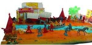 Billy V IMX42000 Jumbo Wild West Cowboys and Indians Playset 