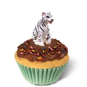  White Tiger Cupcake Trinket Box