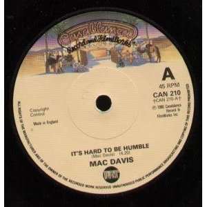  ITS HARD TO BE HUMBLE 7 INCH (7 VINYL 45) UK CASABLANCA 