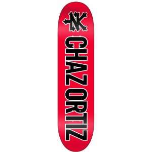  Zoo York Chaz Ortiz ThreePeat Deck Skateboard Sports 