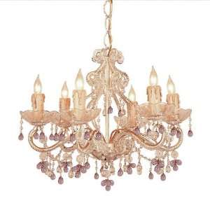   Market Chandelier in Champagne or Rust  Item CR 4507