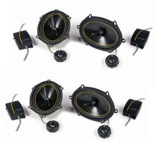 PAIRS KICKER DS68.2 6x8 360W Car Component Speakers 713034055259 