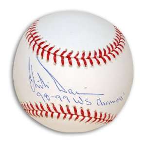   Baseball   with 9899 WS Champs Inscription