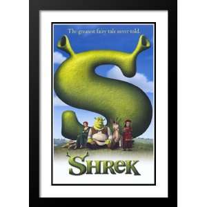  Shrek 20x26 Framed and Double Matted Movie Poster   Style 