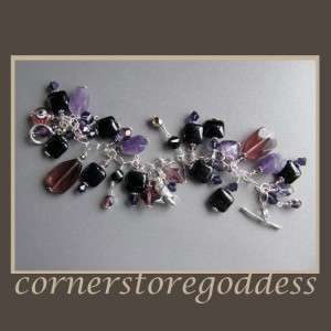 Cornerstoregoddess Poe Quoth the Raven Bracelet  