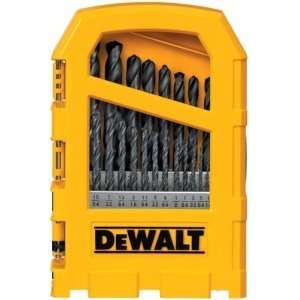  New DeWalt 25 Piece Black Oxide Drill Bit Set DW1164 
