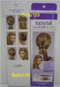 NEW TOPSY TAIL & TOPSYTAIL JR HAIRSTYLING TOOLS Stocking Stuffer 