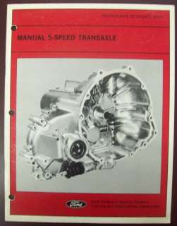 1983 Ford Manual 5 Speed Transaxle Tech. Reference Book  