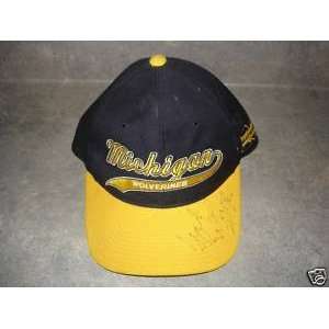  Tyrone Wheatley Autographed Michigan Wolverines hat w/ COA 