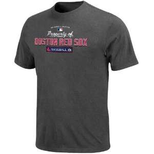  Majestic Boston Red Sox Youth Charcoal Property Of T shirt 