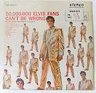 ELVIS PRESLEY ~ 50,000,000 FANS CANT BE WRONG ~ RCA StE