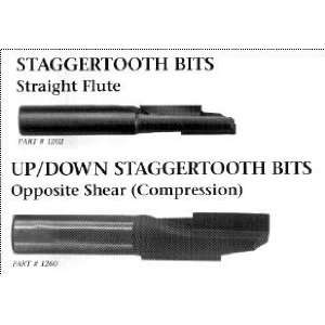  5/8 X 1/2 X 2 1/8 Stagger Router Bit