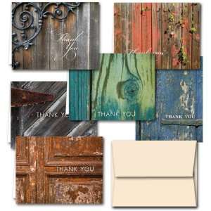 Rustic Thank You Note Cards   36 Note Cards for $9.99   in 6 Different 