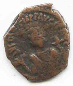   AD) AE Half Follis Constantinople Mint Sear 643/644 (EB 5376)  