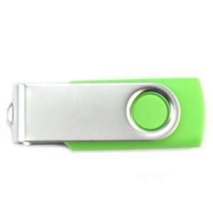  4GB USB2.0 Flash Memory Drive Thumb Swivel Design Green 