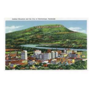 Chattanooga, Tennessee   Panoramic View of the City and 