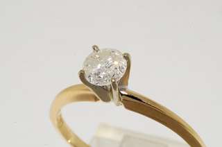 1000 .50CT SOLITAIRE ROUND CUT DIAMOND ENGAGEMENT RING SIZE 7.25 