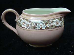 Willets Belleek Creamer Pitcher Hand Painted and Signed  