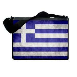  Insomniac Arts   Greek Flag Messenger & Laptop Bag   Multi 