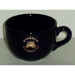 MANNHEIM STEAMROLLER Blue Logo Jumbo Coffee Mug Souvenier 