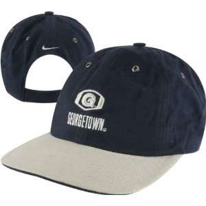 Georgetown Hoyas Navy Adjustable Hat by Nike