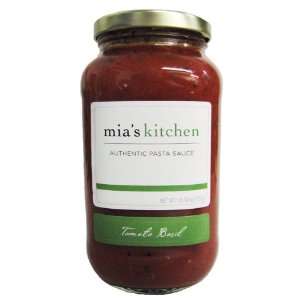 Mias Kitchen Tomato Basil Pasta Sauce 26 oz. Jar  Grocery 