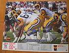 1992 LA Rams poster Jackie Slater Jim Everett 17.5x22