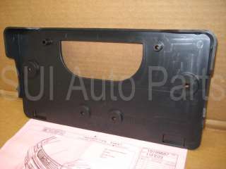   Front License Plate Bracket Holder w/ Screws (C42 5z)(Qty 1)  