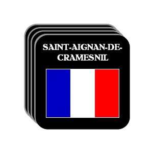 France   SAINT AIGNAN DE CRAMESNIL Set of 4 Mini Mousepad Coasters