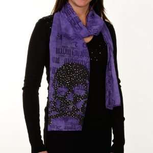  Affliction Ladies Purple Retaliate Scarf Sports 