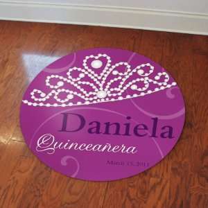   Quinceanera Princess Tiara Custom Banner