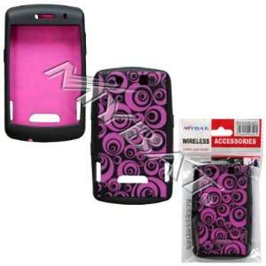  Blackberry 9500, 9530 (Storm) Laser Groove (Hot Pink/Black 