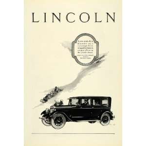  1926 Ad Lincoln Limousine Sedan 7 passenger Vehicle 