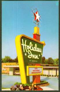 Holiday Inn Vestal Pkwy NY postcard 60s  