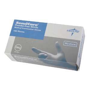  SensiCare Non Sterile Powder Free Nitrile Exam Gloves,Blue 